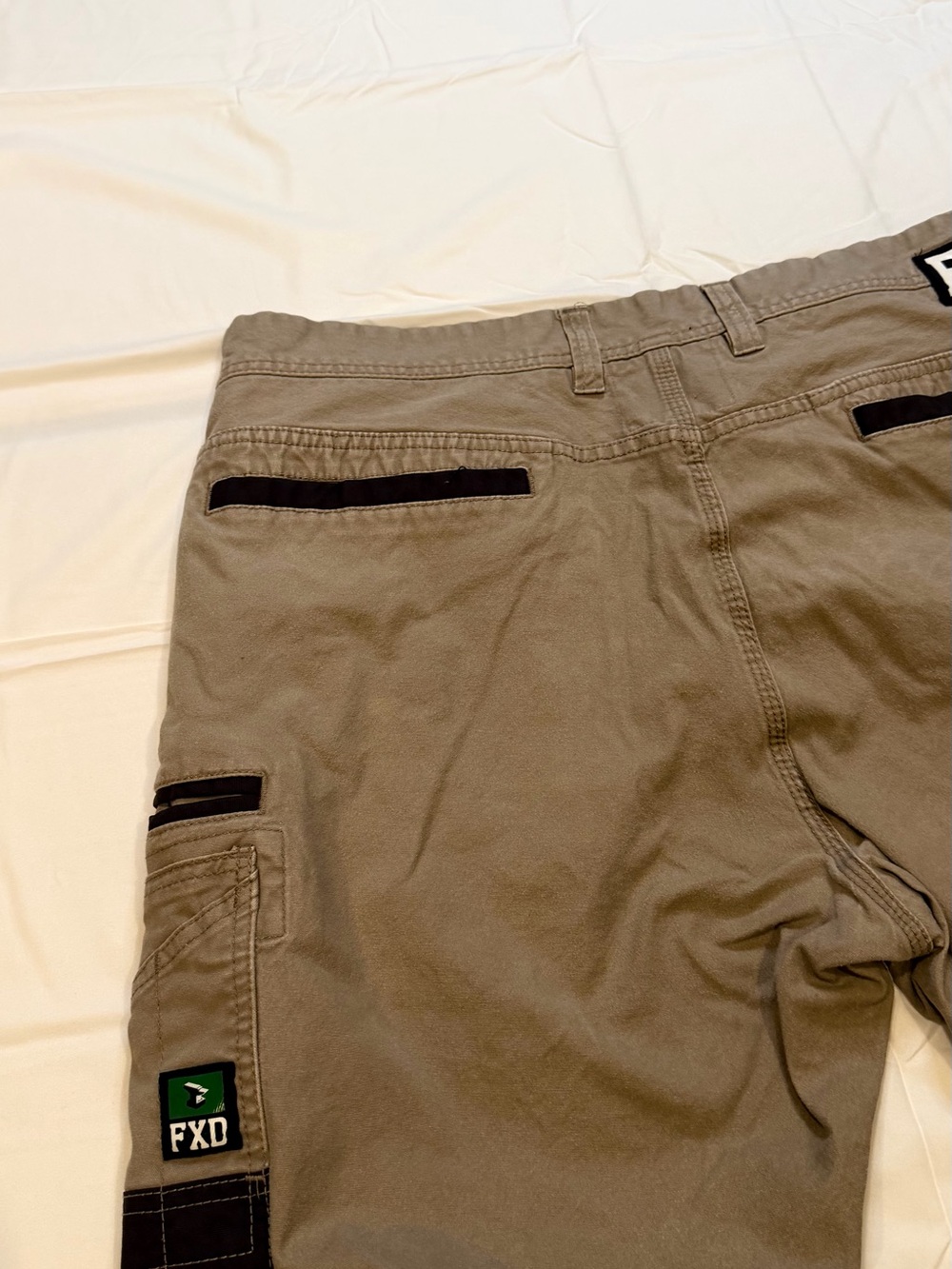 FXD WP-3 Stretch Work Pants Men’s 38W x 30L Khaki — Set of 2 Pairs Workwear